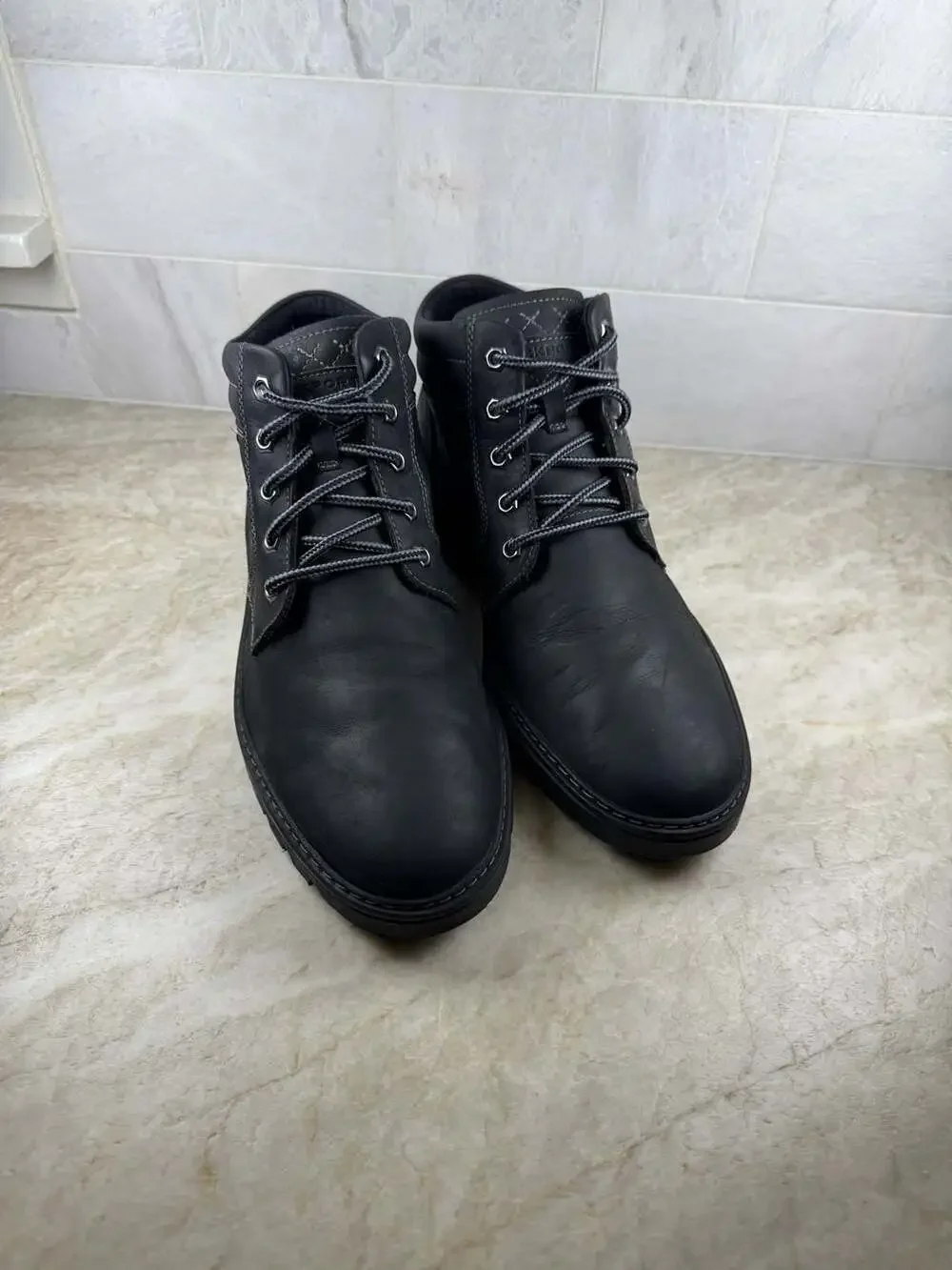 Rockport Trutech Hydro Shield Waterproof Black Chukka Boots Mens Size 11